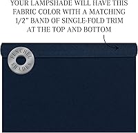 Vista 6 de FenchelShades.com - Juego de 2 pantallas de lámpara de 10 pulgadas de diámetro superior x 12 pulgadas de diámetro inferior x 8 pulgadas de altura