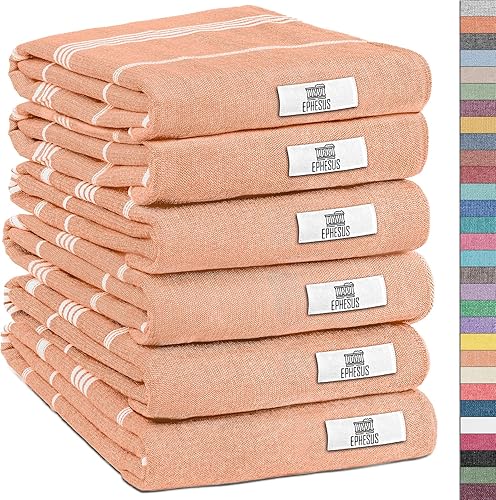 Miniatura 94 de Toallas de mano – Juego de 2 18" x 30" – Toalla de mano turca decorativa para baño, cocina, invitados, cara, cabello, té, paño de cocina