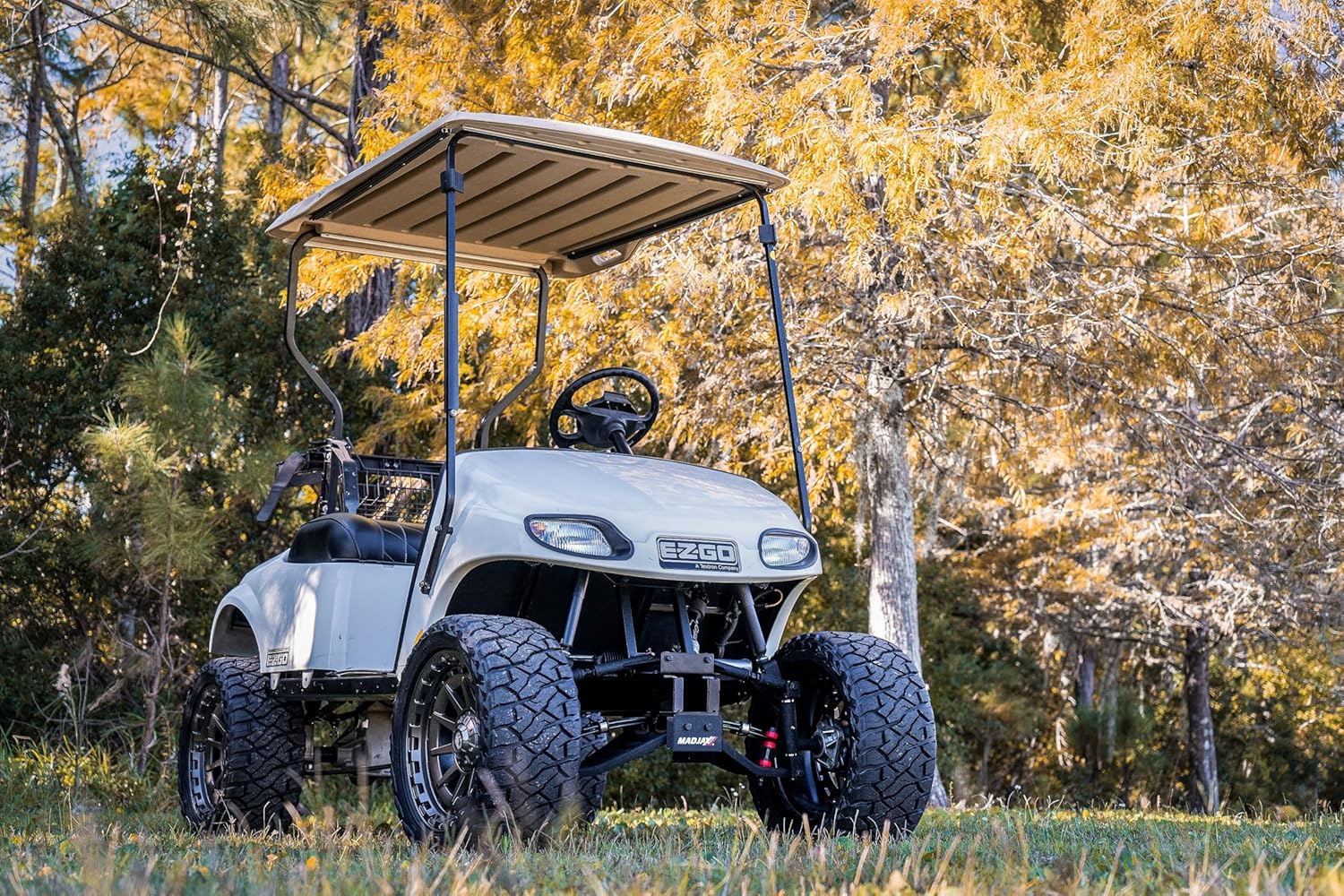 MADJAX King XD 5 Inch Golf Cart Lift Kit Compatible with EZGO TXT/T48 2014-2023 | Fits Gas & Electric Models | Kingpin Design | Fits up to 23 Inch Tires