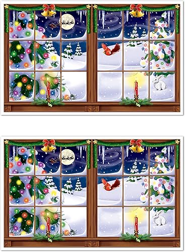 Miniatura 4 de Vista de Navidad nevada de 38 pulgadas x 62 pulgadas 1 por paquete Paquete de 1 Not Applicable