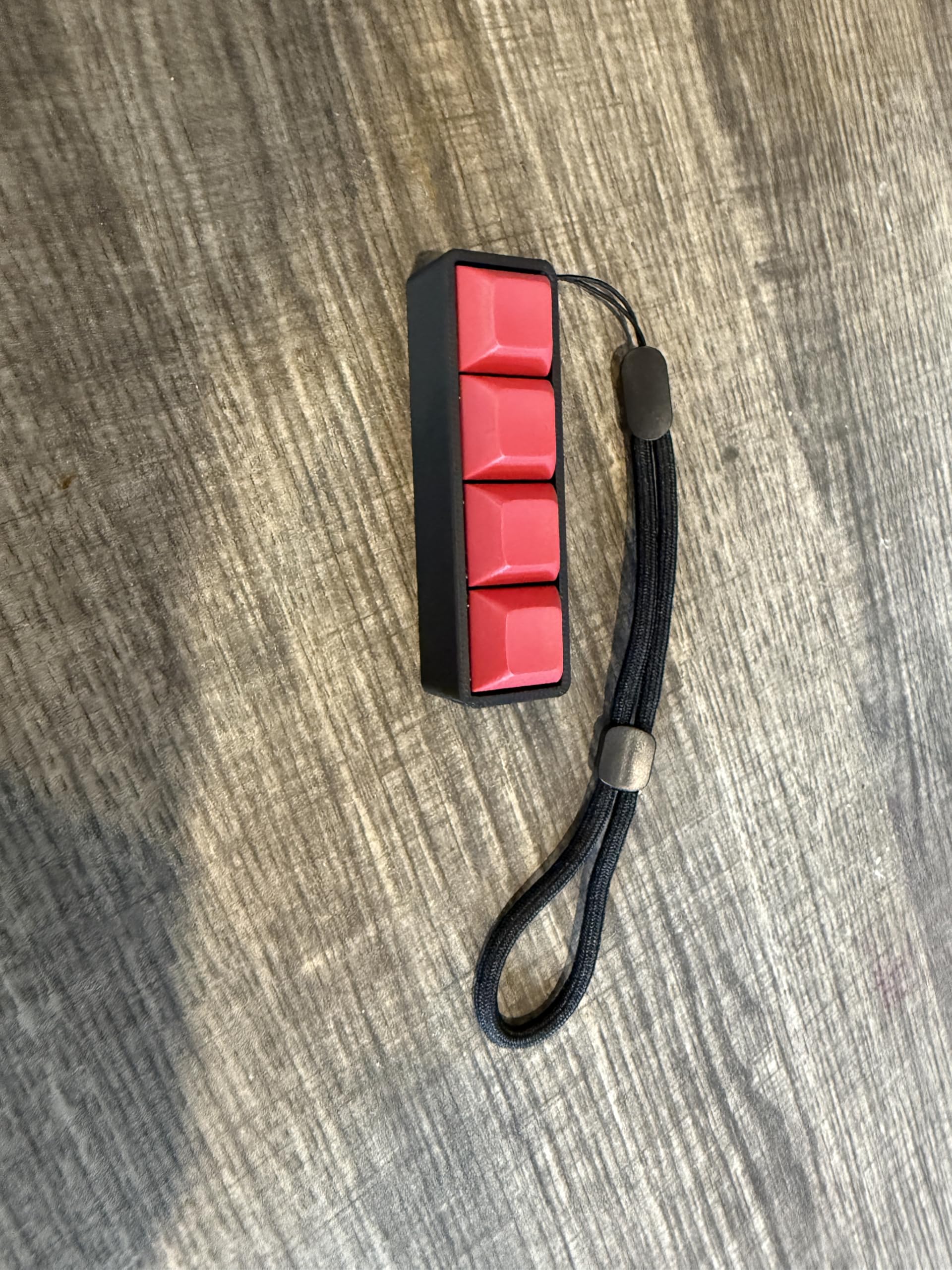 4-knopen Keycap Fidget Toy Met Geluid Licht Draagbare Stress Verlichting Mechanische Toetsenbord Keycap Klikken Zintuiglijke Speelgoed Sleutelhanger Kids Volwassenen Cadeau
