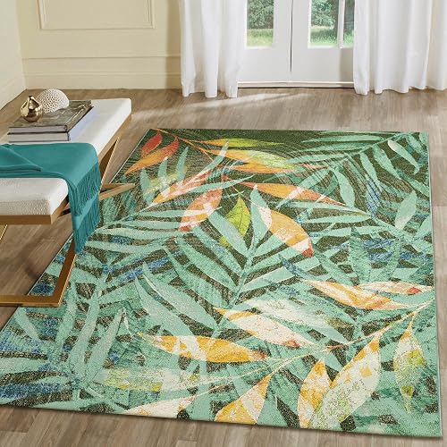 Liora Manne Marina Indoor/Outdoor Power Loomed Synthetic Blend Low Profile Area 