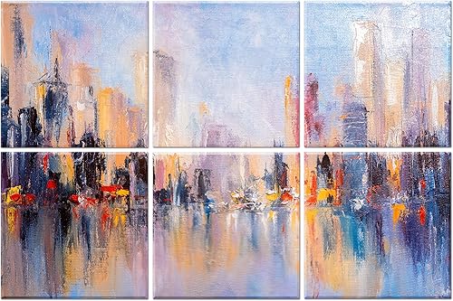 Ruonin.X Paquete de 6 paneles de pared acústicos artísticos decorativos, mejor tratamiento acústico que la espuma, paneles de pared de alta calidad