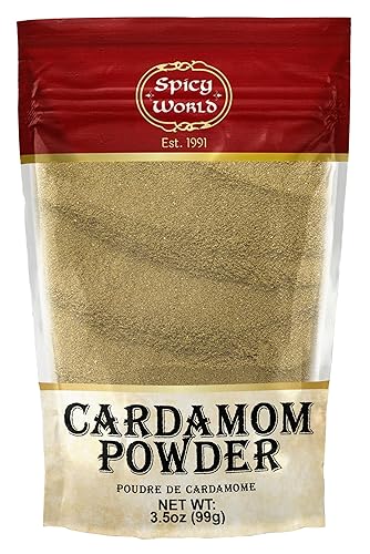 Miniatura 1 de Spicy World Polvo de cardamomo molido Cardamon bolsa de 35 onzas