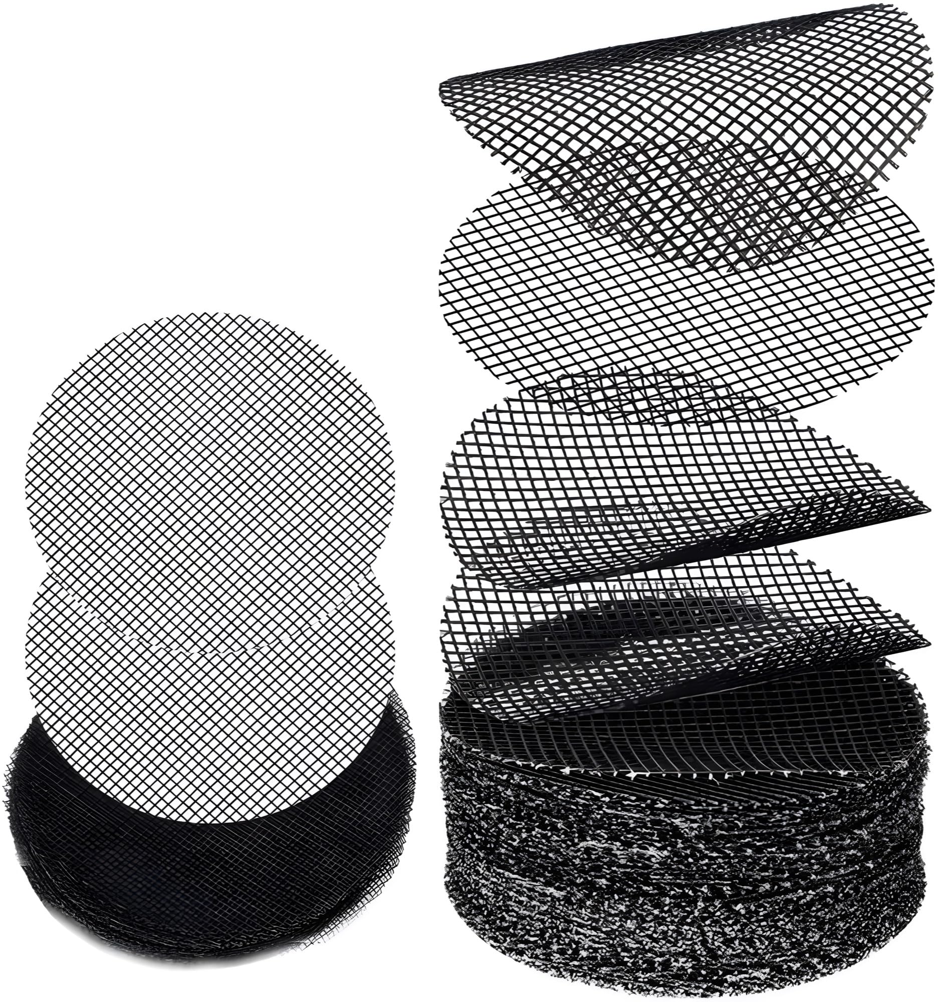 24x7 eMall 50 pcs Flower Pot Hole Mesh Jali 10 Cm x 10 Cm to Prevent Soil Loss for All Types of Pot Plants Home Garden Soil Erosion Prevention.