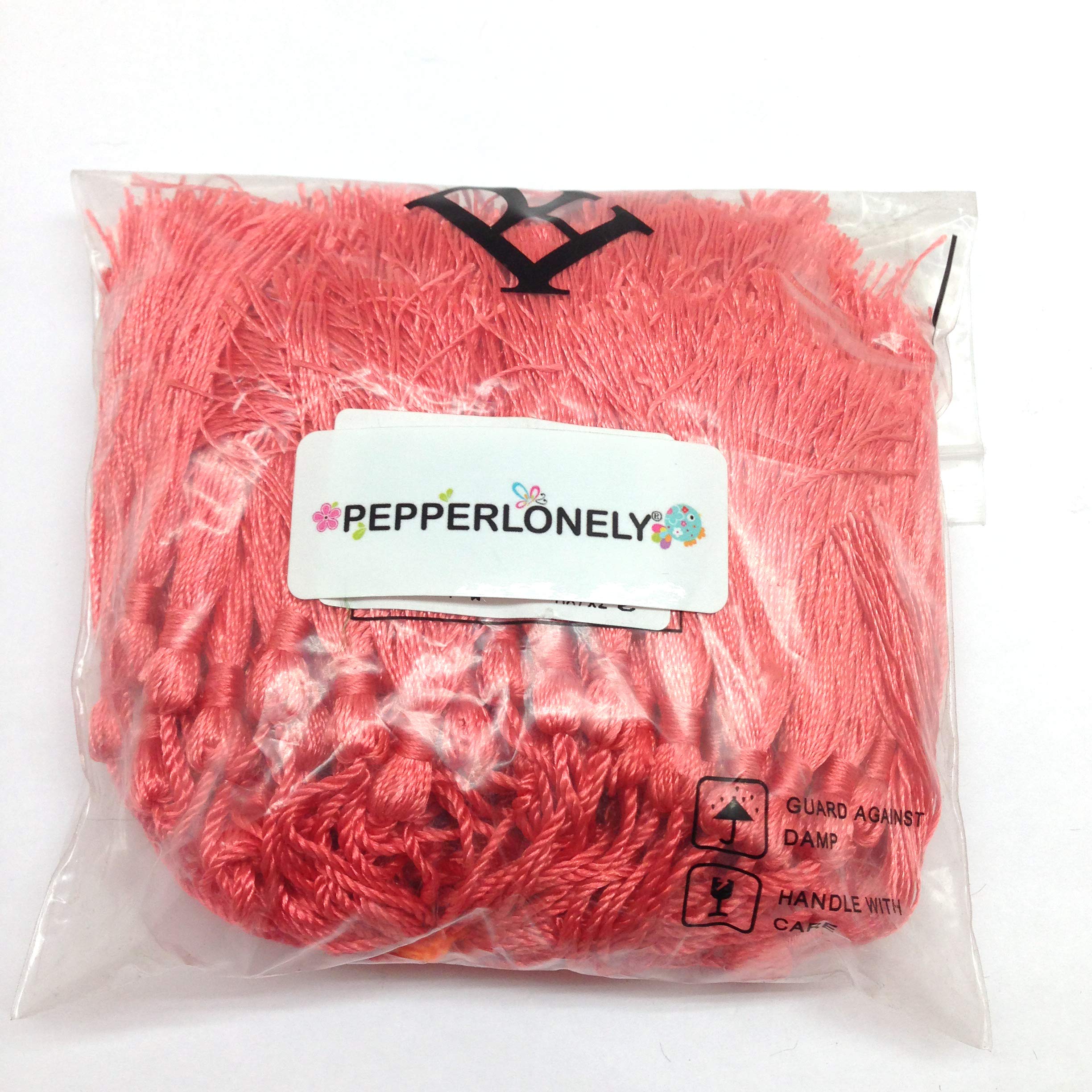 PEPPERLONELY 100PC 13cm/5 Inch Silky Handmade Soft Craft Tassels with Loops for Jewelry Making, DIY Projects, Bookmarks, Tomato