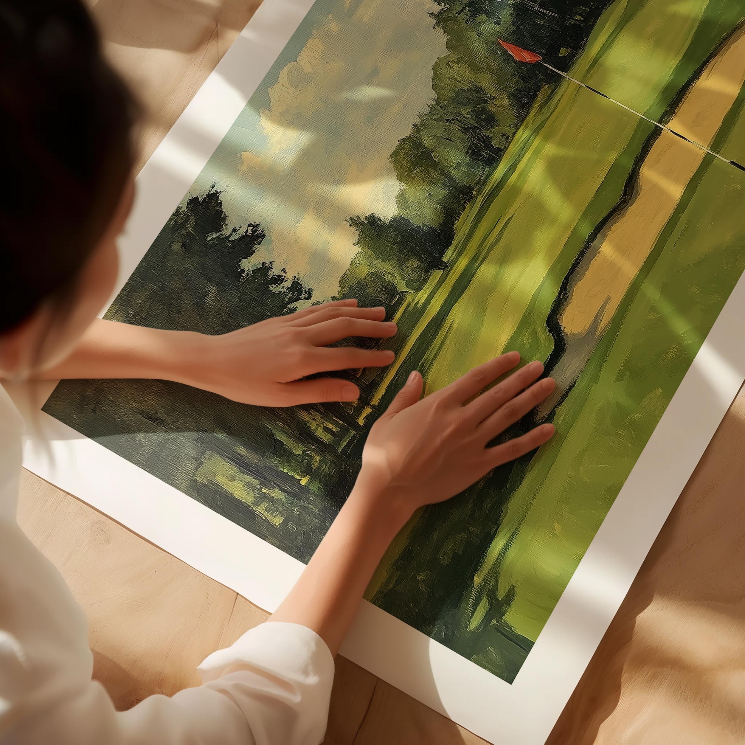 Amazon.com: Vintage Golf Course Premium Giclee Fine Art Prints