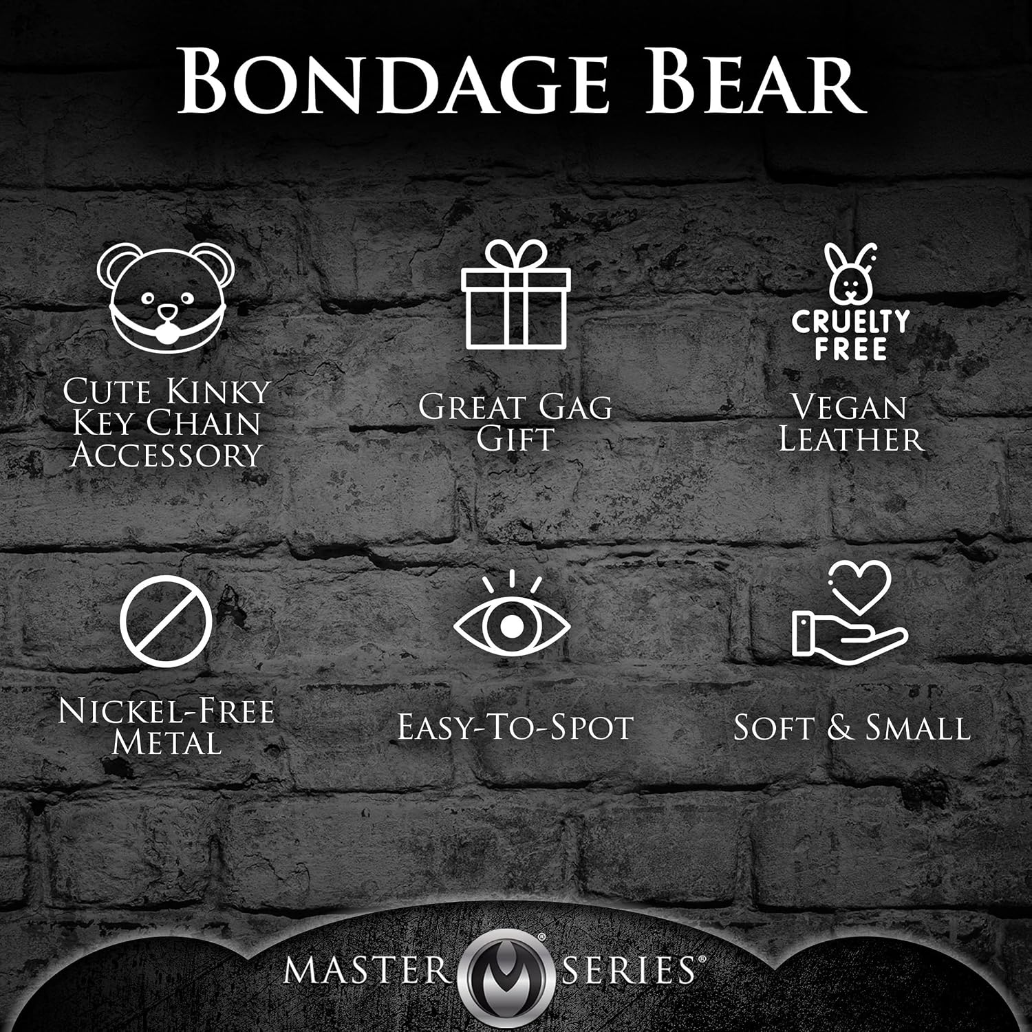 Master Series Plush Teddy Bear Keychain