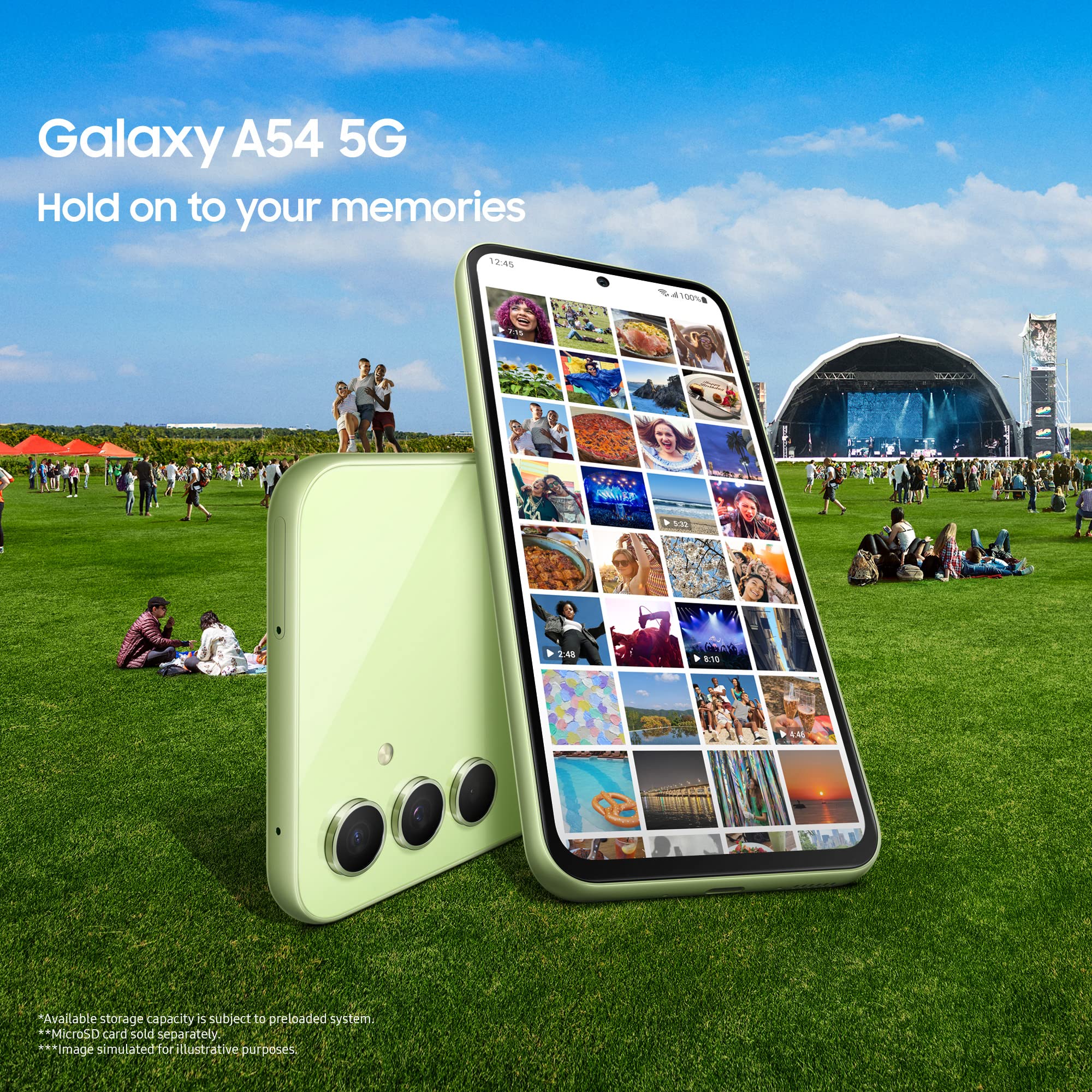 Samsung Galaxy A54 5G Mobile Phone 6.4 Inch Infinity-O FHD+ screen