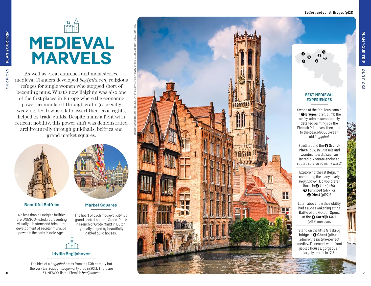 Lonely Planet Belgium & Luxembourg: Plan the Trip of a Lifetime | Detailed Itineraries & Maps | Insider Tips | Covers : Brussels, Ghent, Bruges, Antwerp, Wallonia and more (Travel Guide)