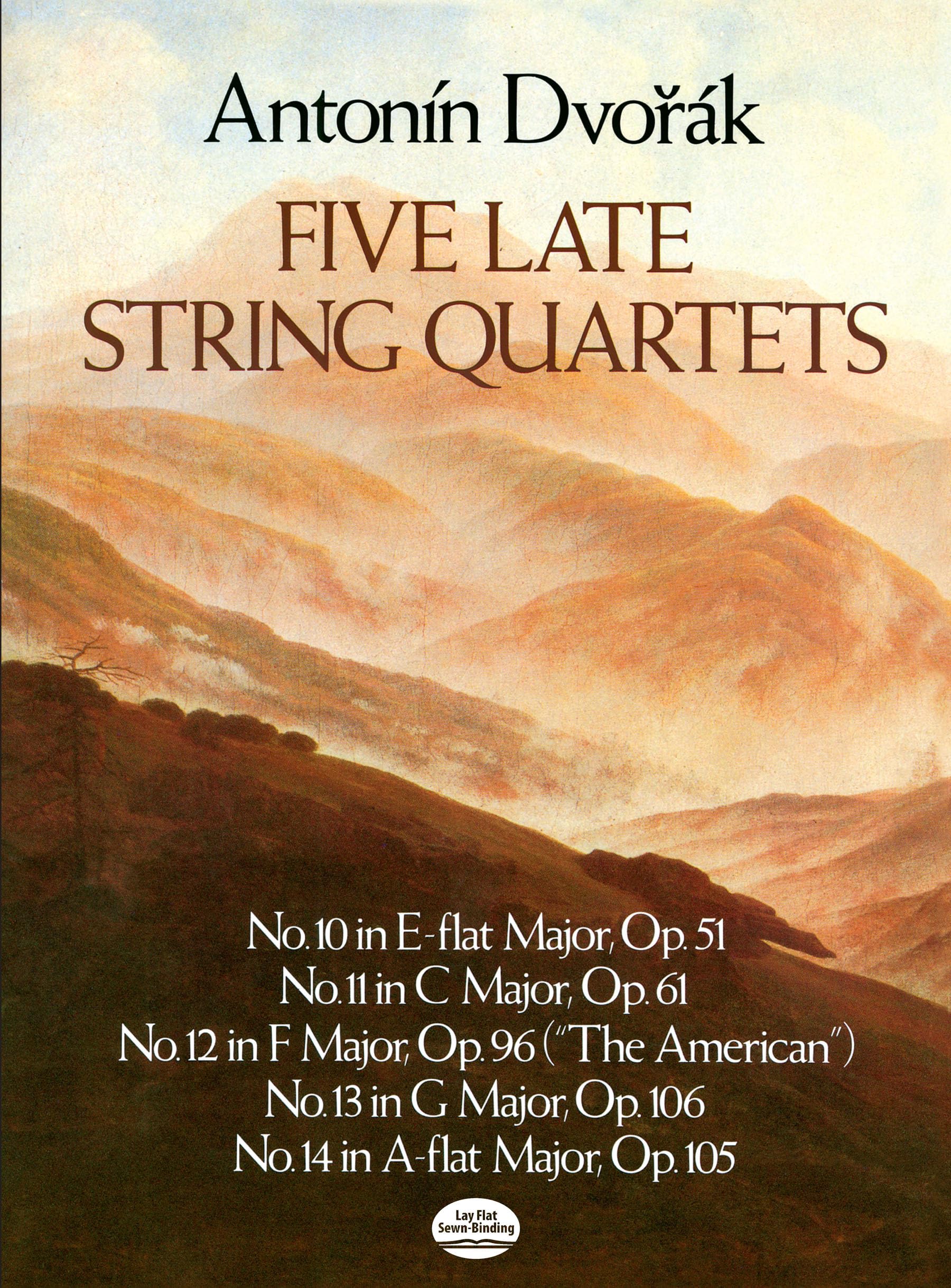 Five Late String Quartets (Dover Chamber Music Scores)