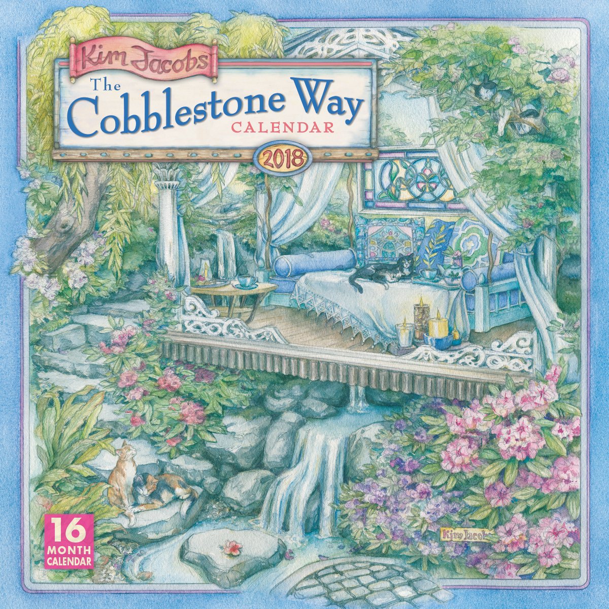The Cobblestone Way - Kim Jacobs 2018 Wall Calendar (CA0118) Calendar – Wall Calendar, August 15, 2017