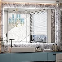 Vista 36 de TETOTE - Espejo retroiluminado para baño con luz, botón táctil regulable y función antivaho (horizontal o vertical)