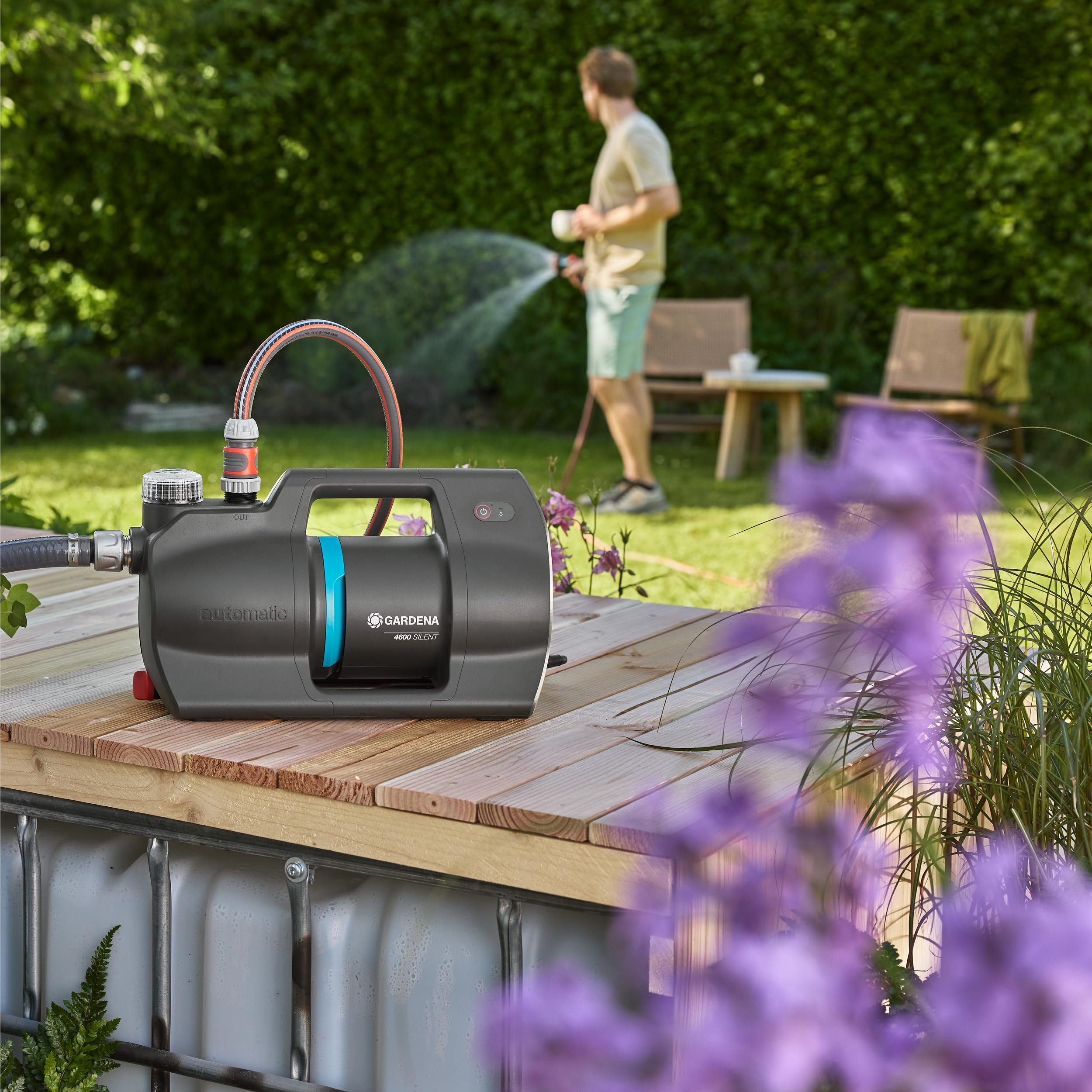 GARDENA Groupe de surpression 4600 Silent Pompe Irrigation automatisée eau domestique 25% consommation énergie moins 9070-20