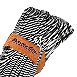 TITAN Survival Patented Paracord 550 - 25ft, 100ft, 500ft & Color Options - 620LB Strength Survival Paracord Military Spec with 3 Strands - Heavy Duty Hank Cord for Camping & Outdoors with Firestarter