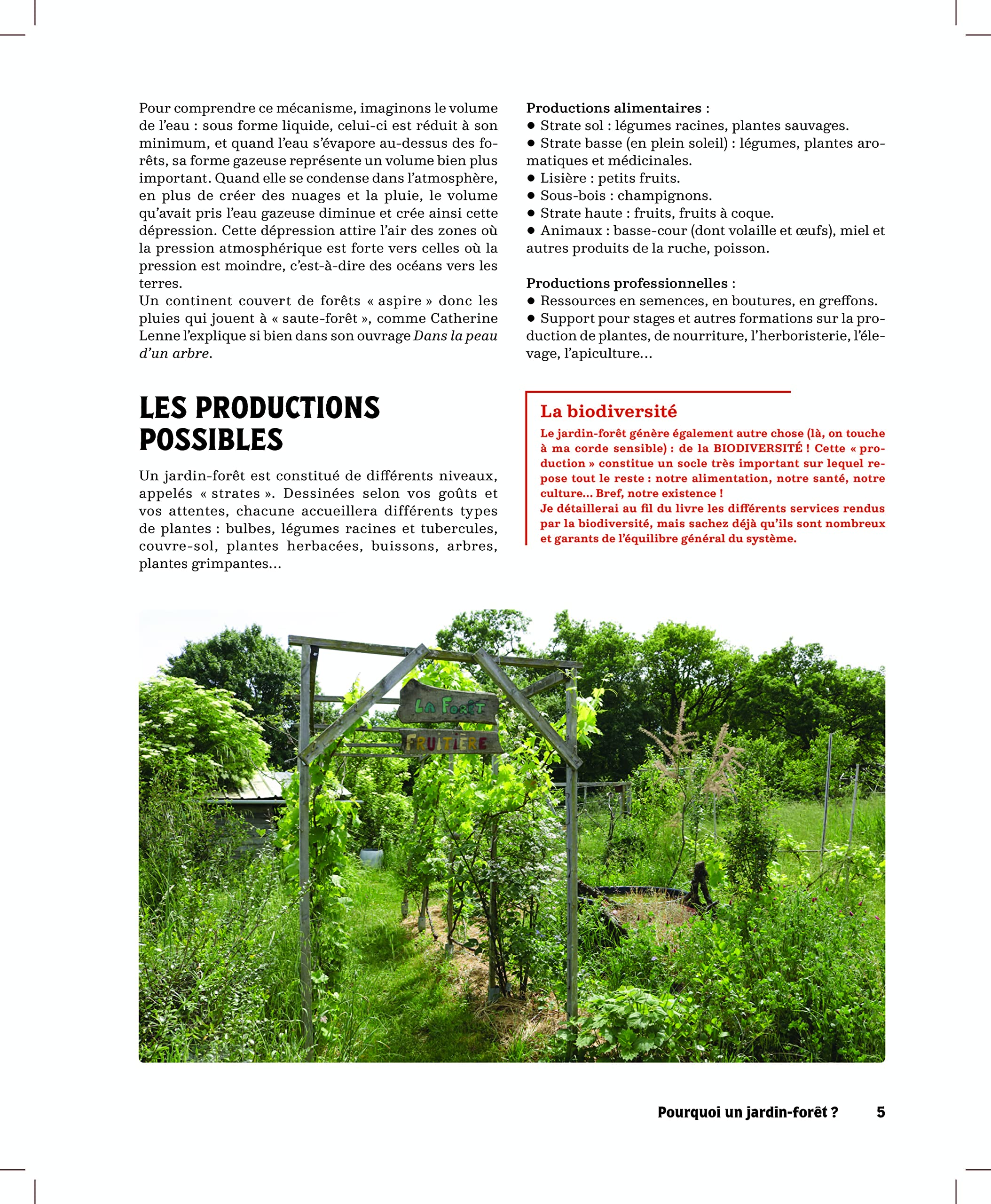 Le Guide Terre vivante du jardin forêt: Le Jardin d'Emerveille
