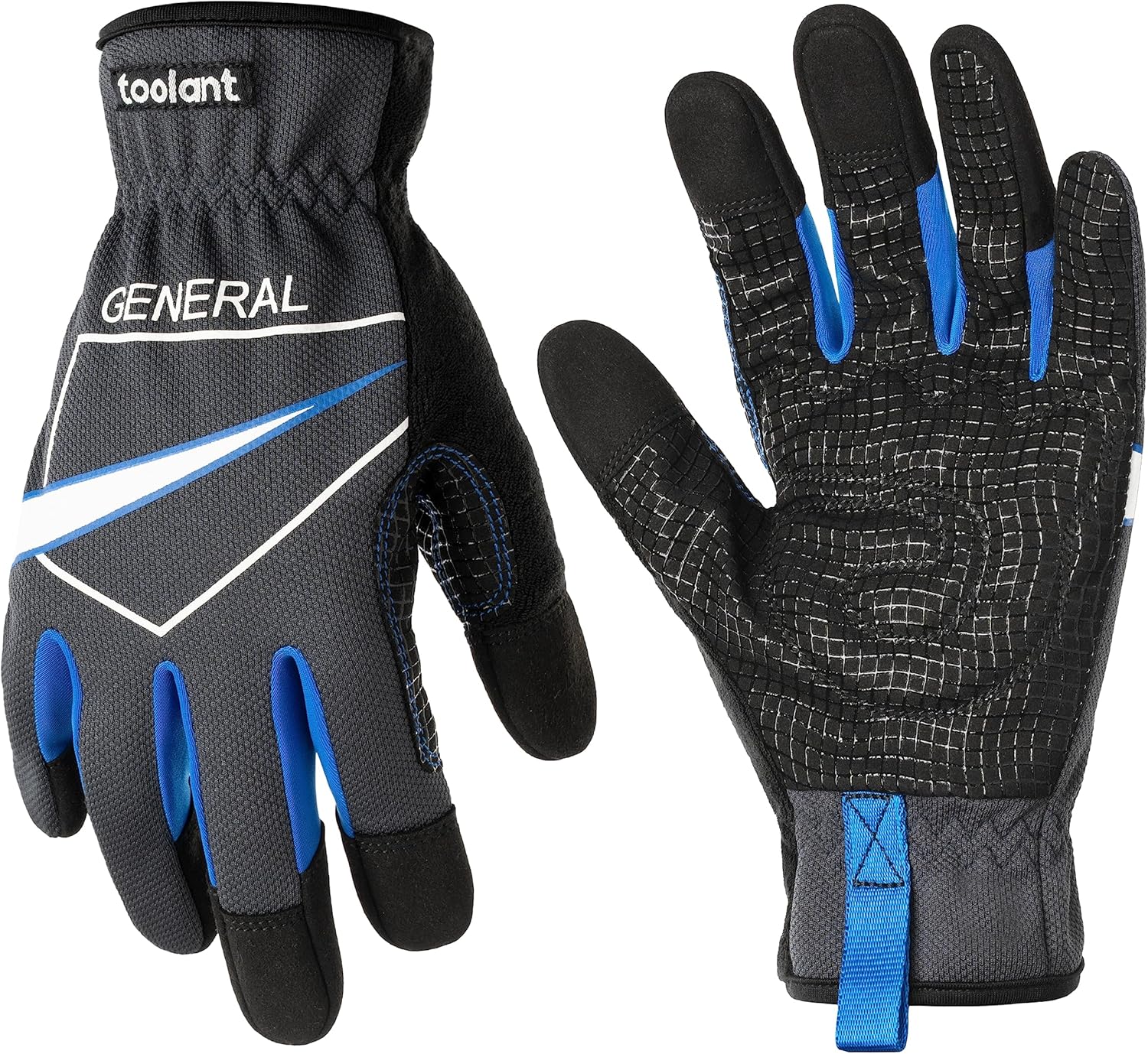 toolant Work Gloves Men, Mechanic Gloves Touch Screen, Safety Working Gloves for Multipurpose