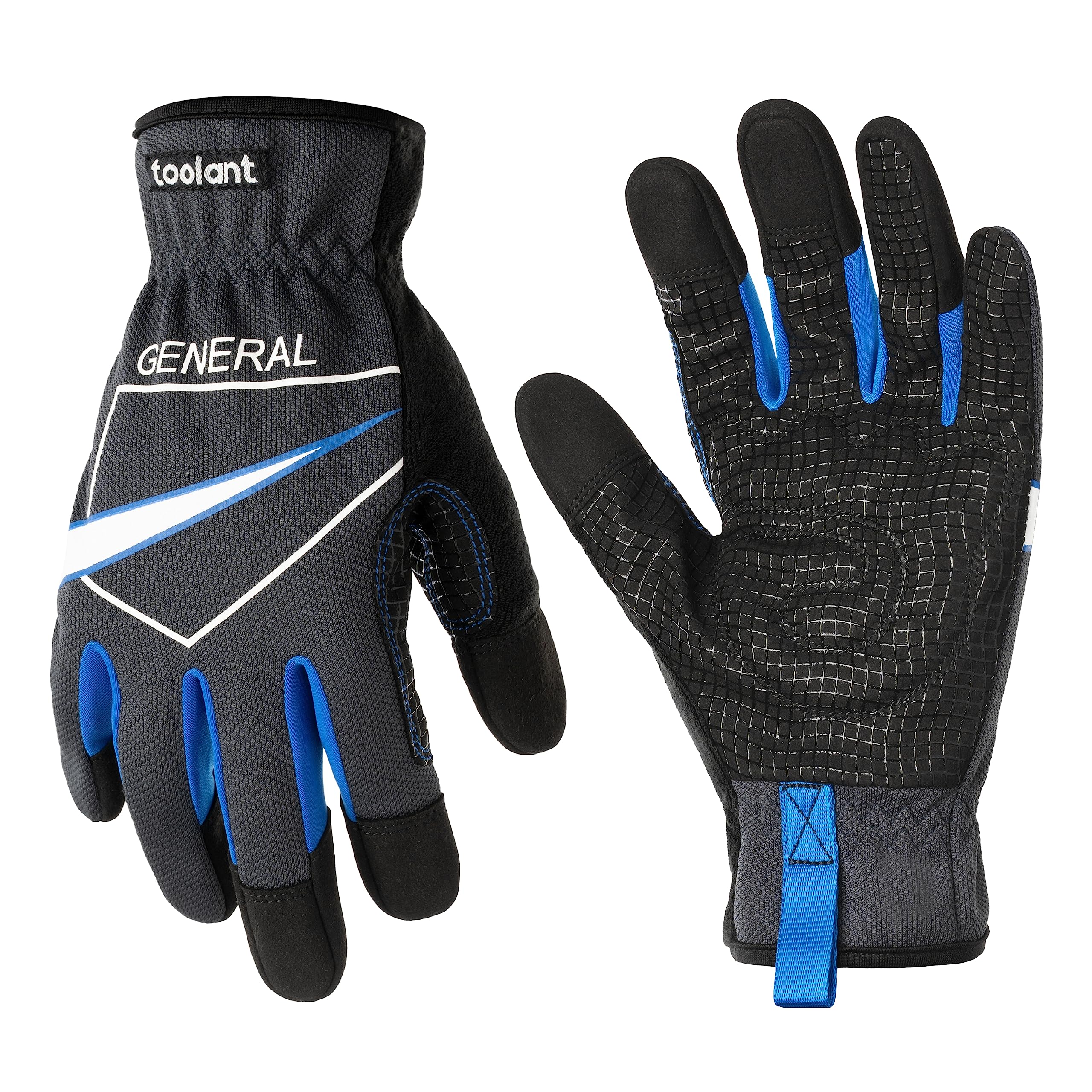 toolant Work Gloves Men, Mechanic Gloves Touch Screen, Safety Working Gloves for Multipurpose