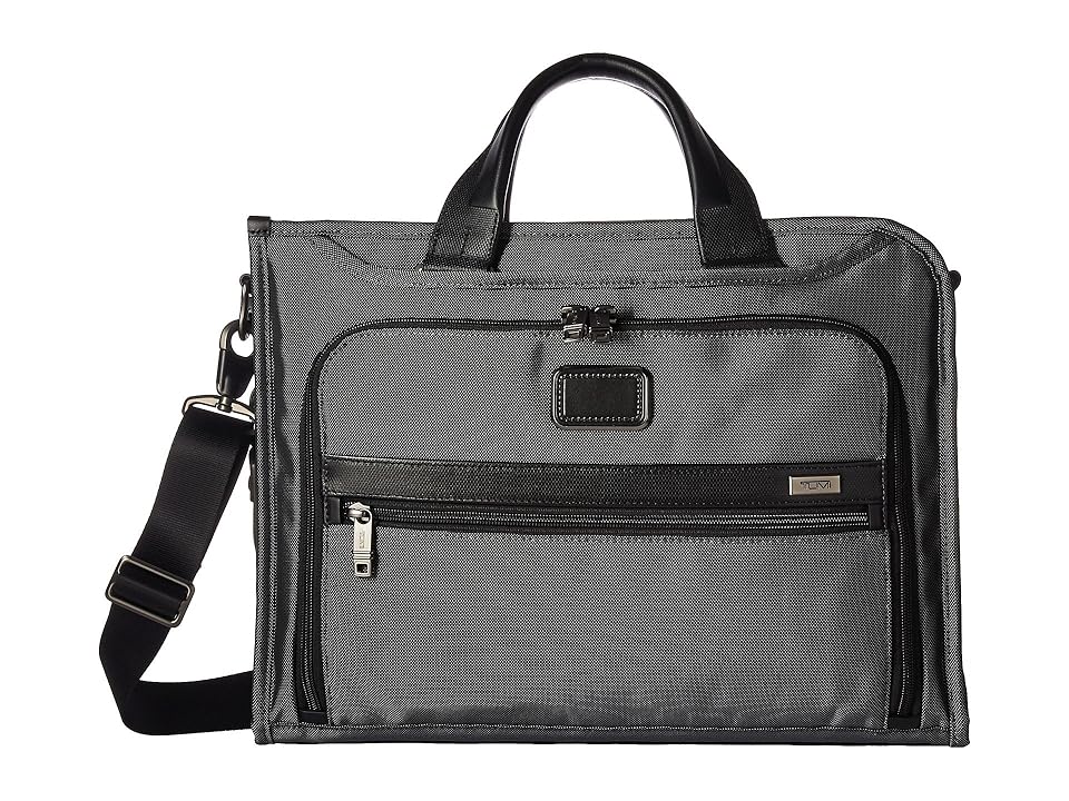

Tumi Alpha Slim Deluxe Portfolio (Pewter) Messenger Bags