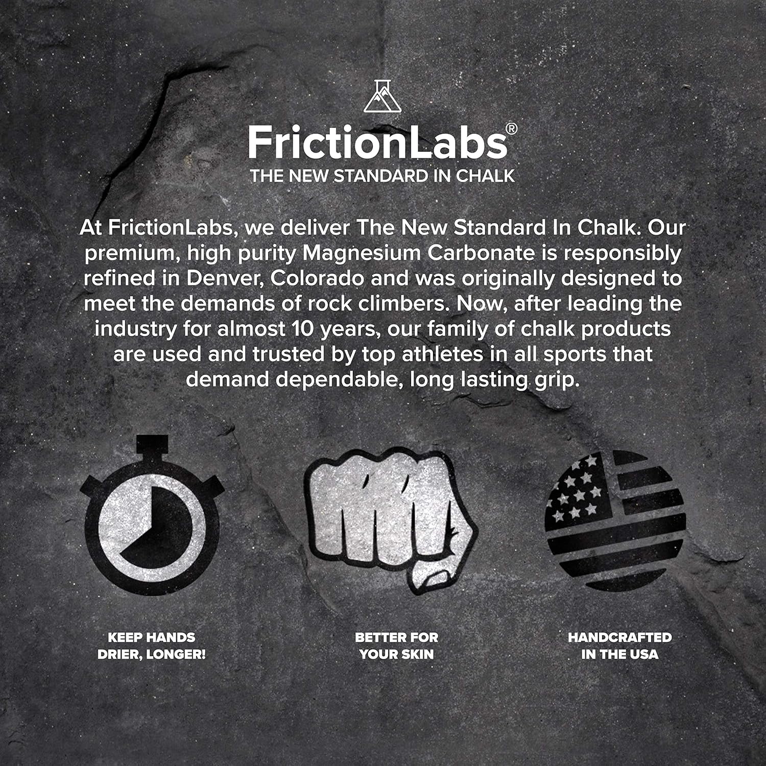 FrictionLabs All-in-One Rock Climbing Essentials Bundle | Unicorn Dust Chalk, Secret Stuff Liquid Chalk (Original & Alcohol Free), Magic Chalk Ball, Climbskin Hand Repair, File, Leukotape and Stickers : Sports & Outdoors