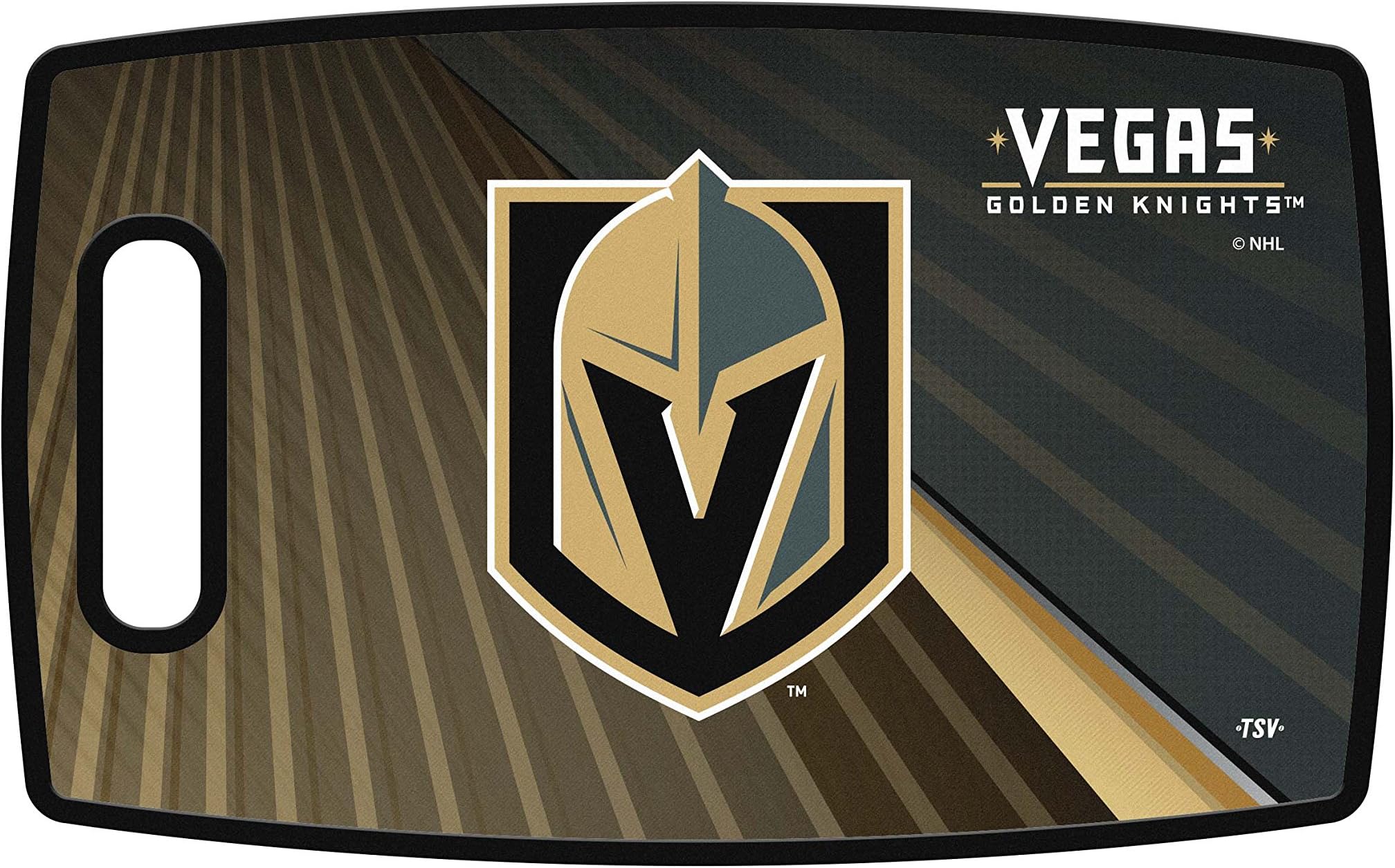 Sports Vault NHL Vegas Golden Knights Large Cutting Board, 14.5" x 9"