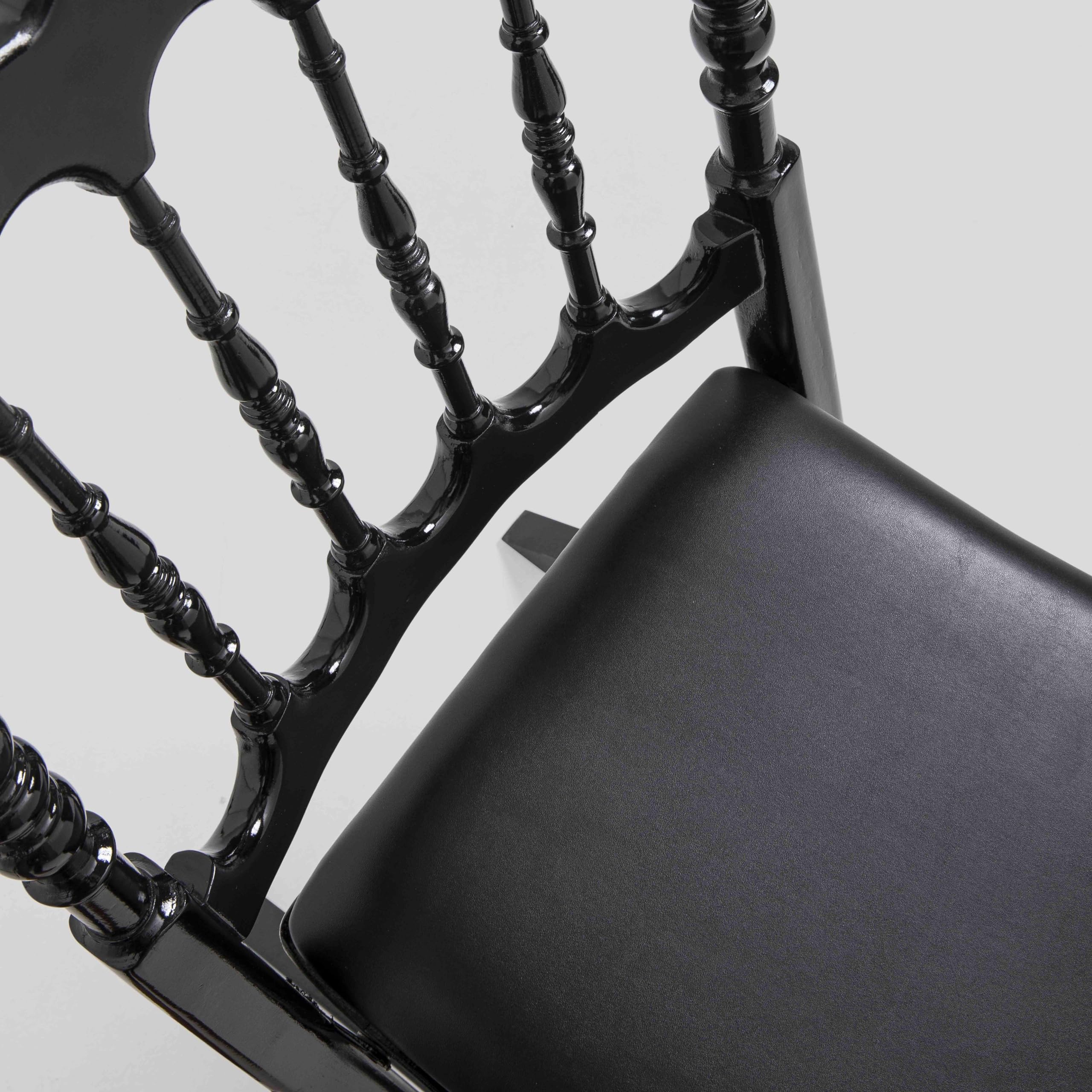 MobEventPro Chaises Pliantes Noires en Bois