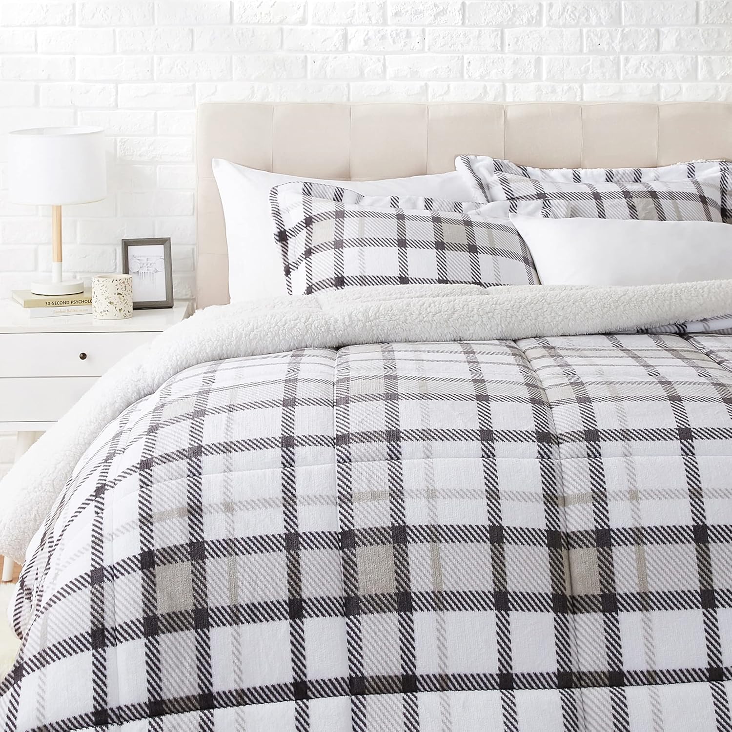 Amazonbasics Micromink Sherpa Comforter Set atelieryuwa.ciao.jp