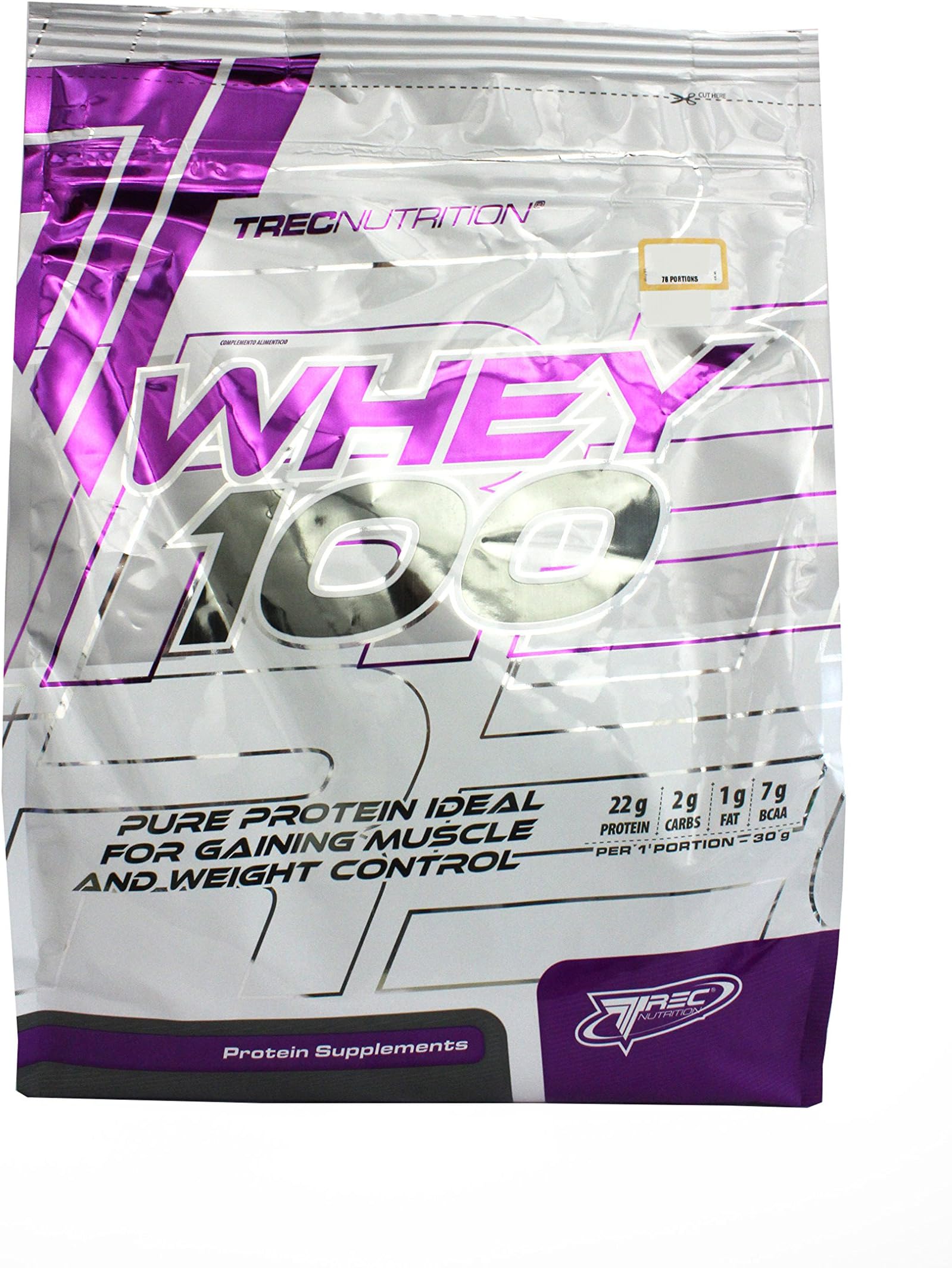 Trec Nutrition 100 Percent Whey Protein Concentrate, 2275 g, Advocat