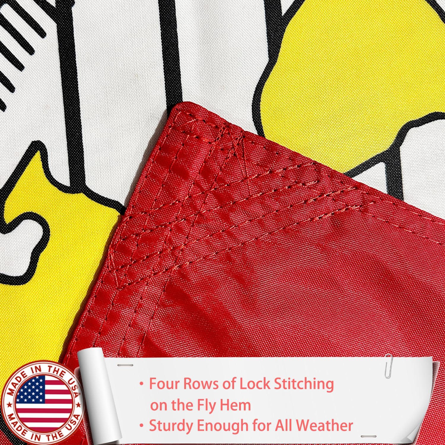 US Marine Corps USMC Flag 3x5 Outdoor Made in USA - Double Sided Heavy Duty Vivid Color US Military Army Flags Long Lasting with 2 Brass Grommet