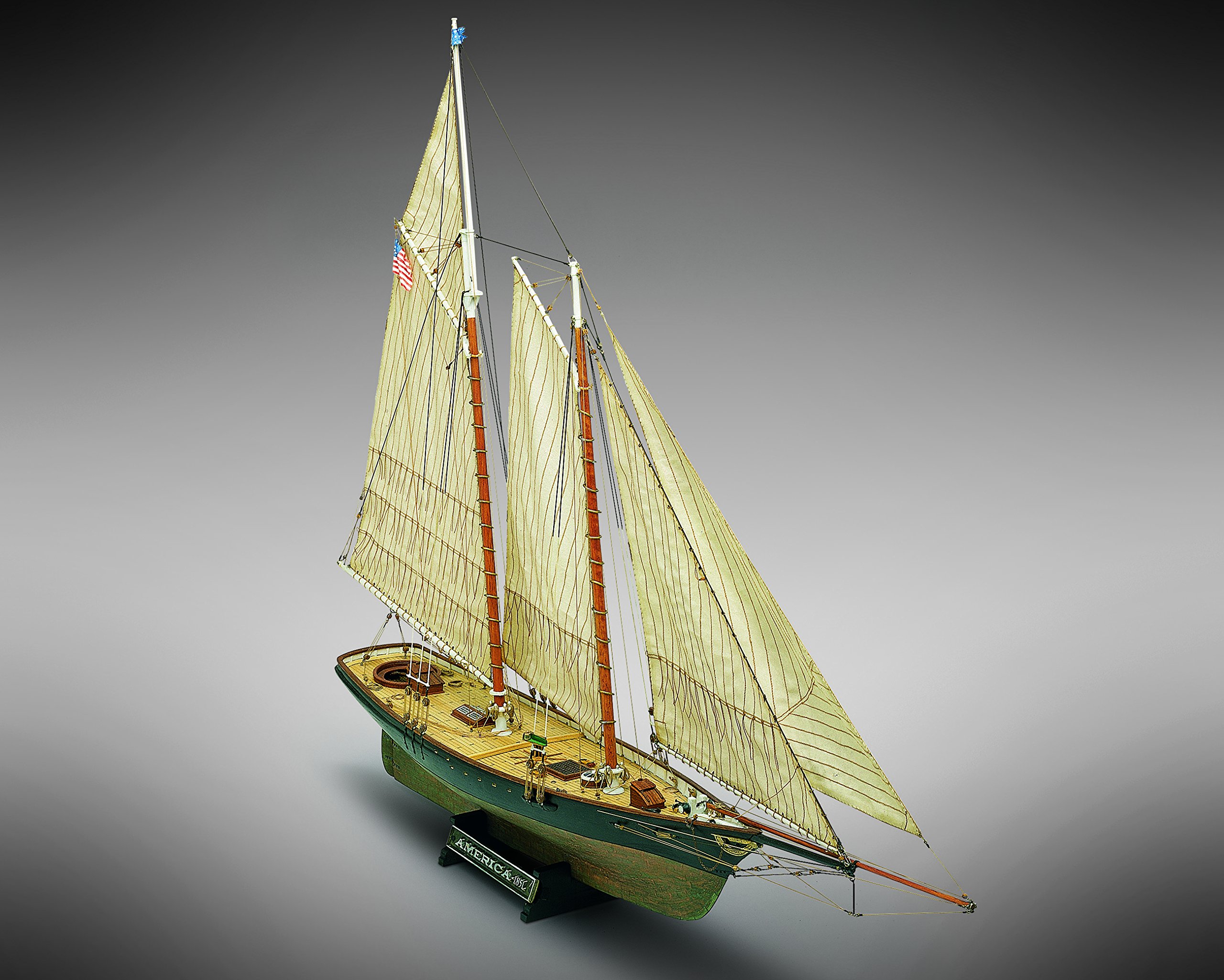 Mamoli Kit Barca America Wooden Ship Scala 1:66 L:790Mm H:580Mm-image