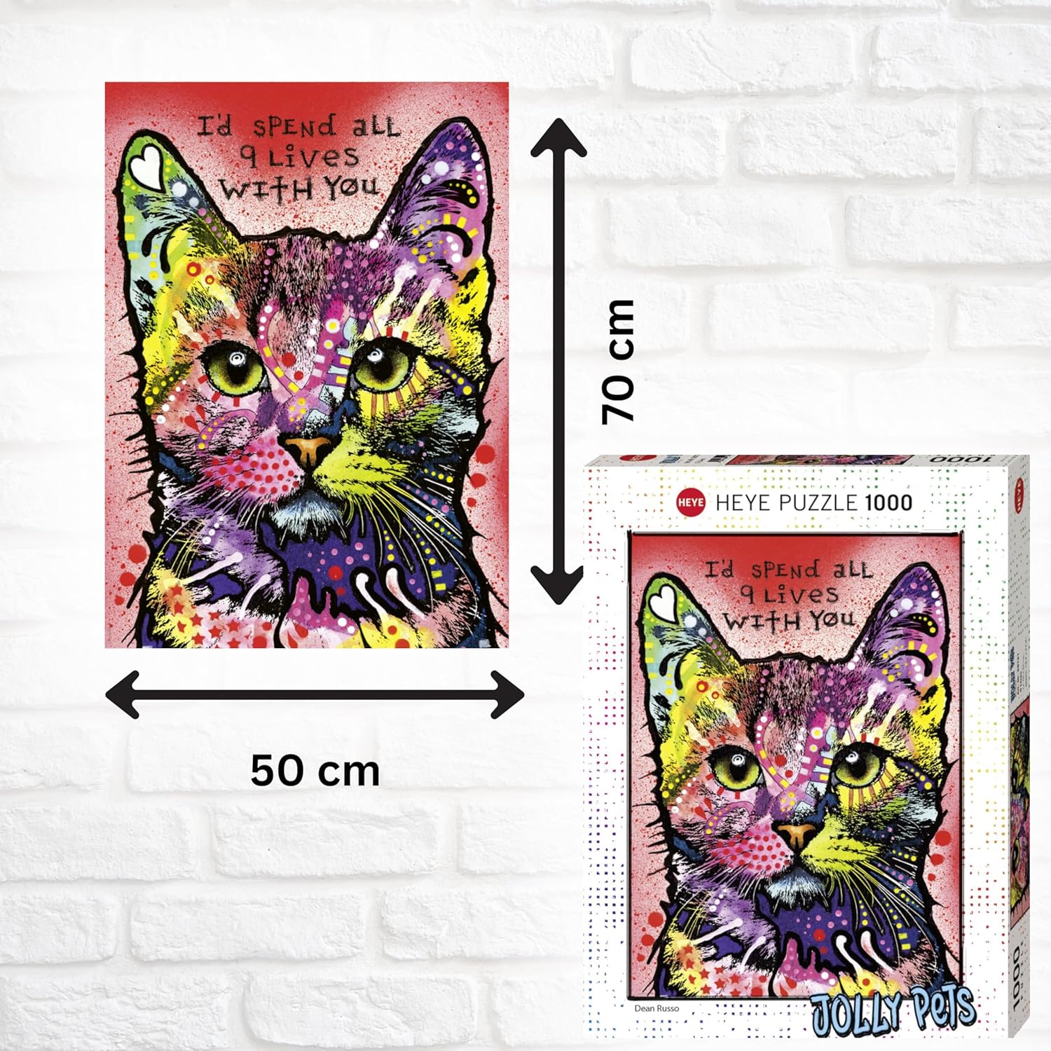 HEYE Puzzle 29731 Dean Russo : 9 Lives (1000 Pieces)