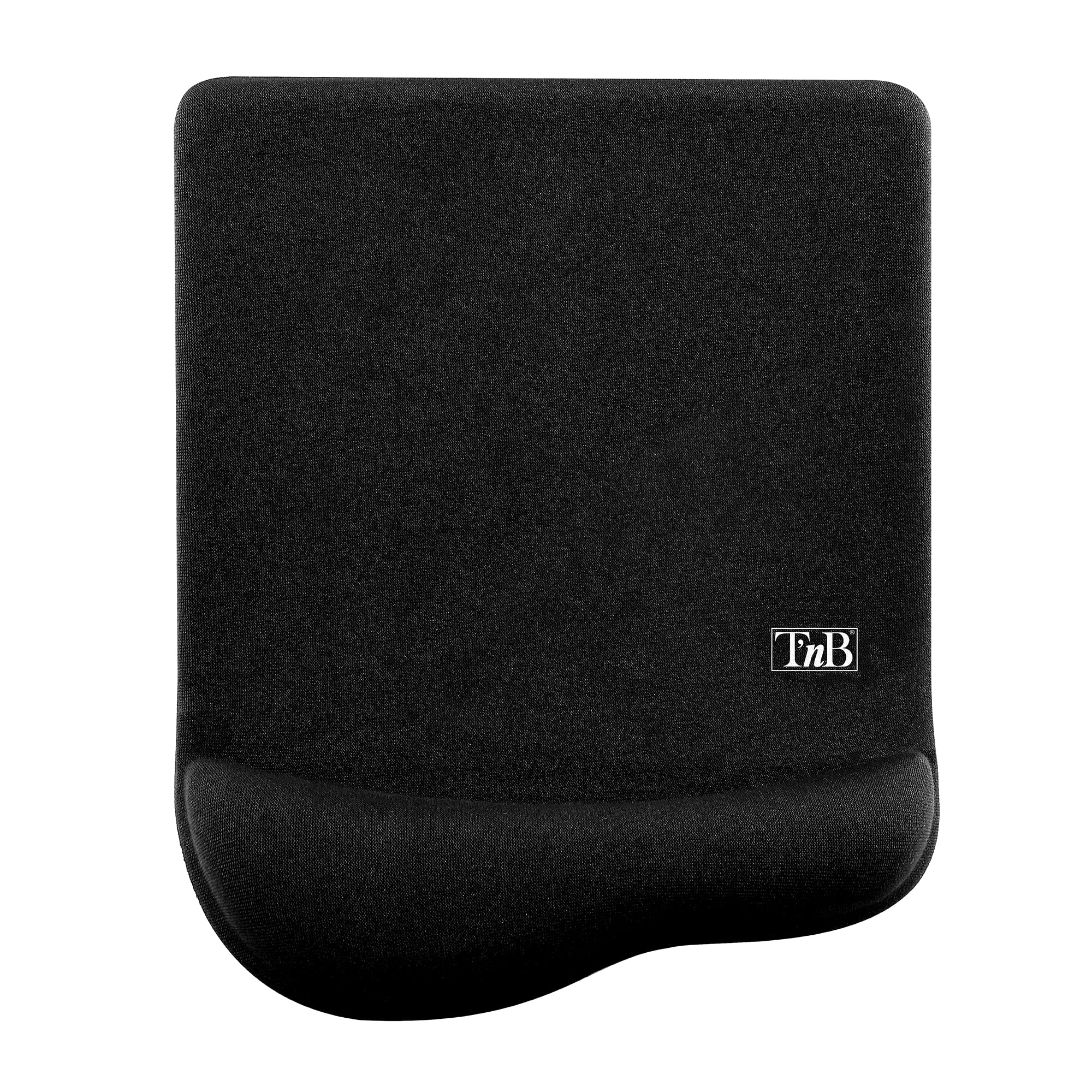 T'NB Tapis De Souris Ergonomique, Gel Antimicrobien, Repose Poignet, Anti Fatigue, Antidérapant, Support De Poignet, Soulagement Douleur, pour PC, Ordinateur, Mac- Noir