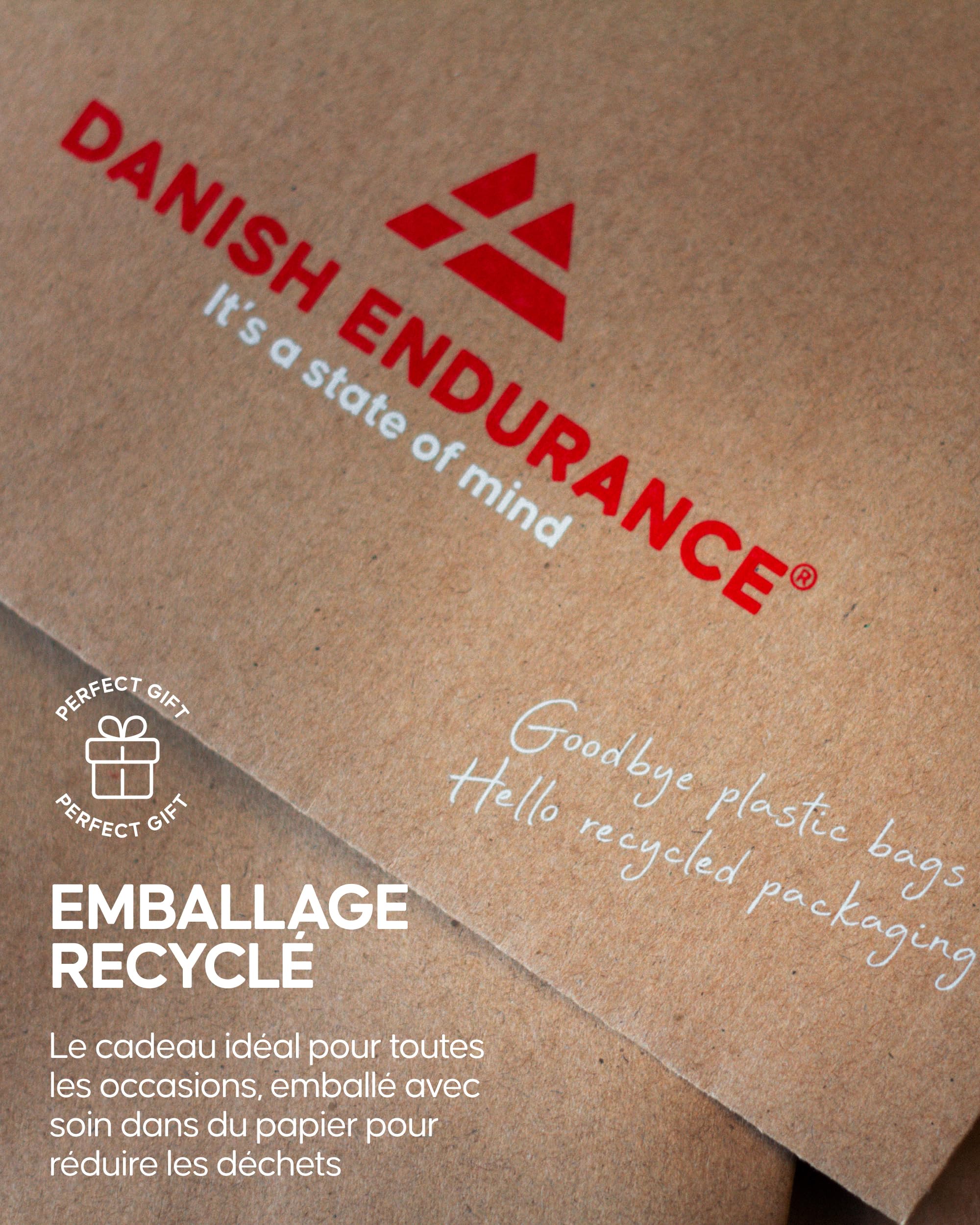 DANISH ENDURANCE Cache-Cou en Laine Mérinos Thermique avec Polaire, Multifonction, Écharpe Coupe-Vent pour Hommes et Femmes