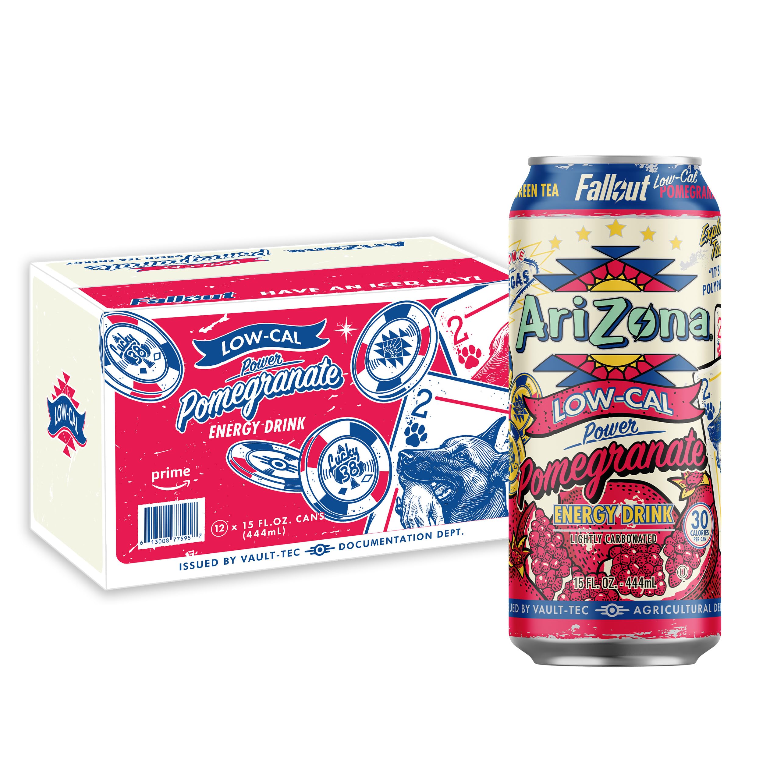 Amazon.com: AriZona x Fallout Low Calorie Pomegranate Green Tea