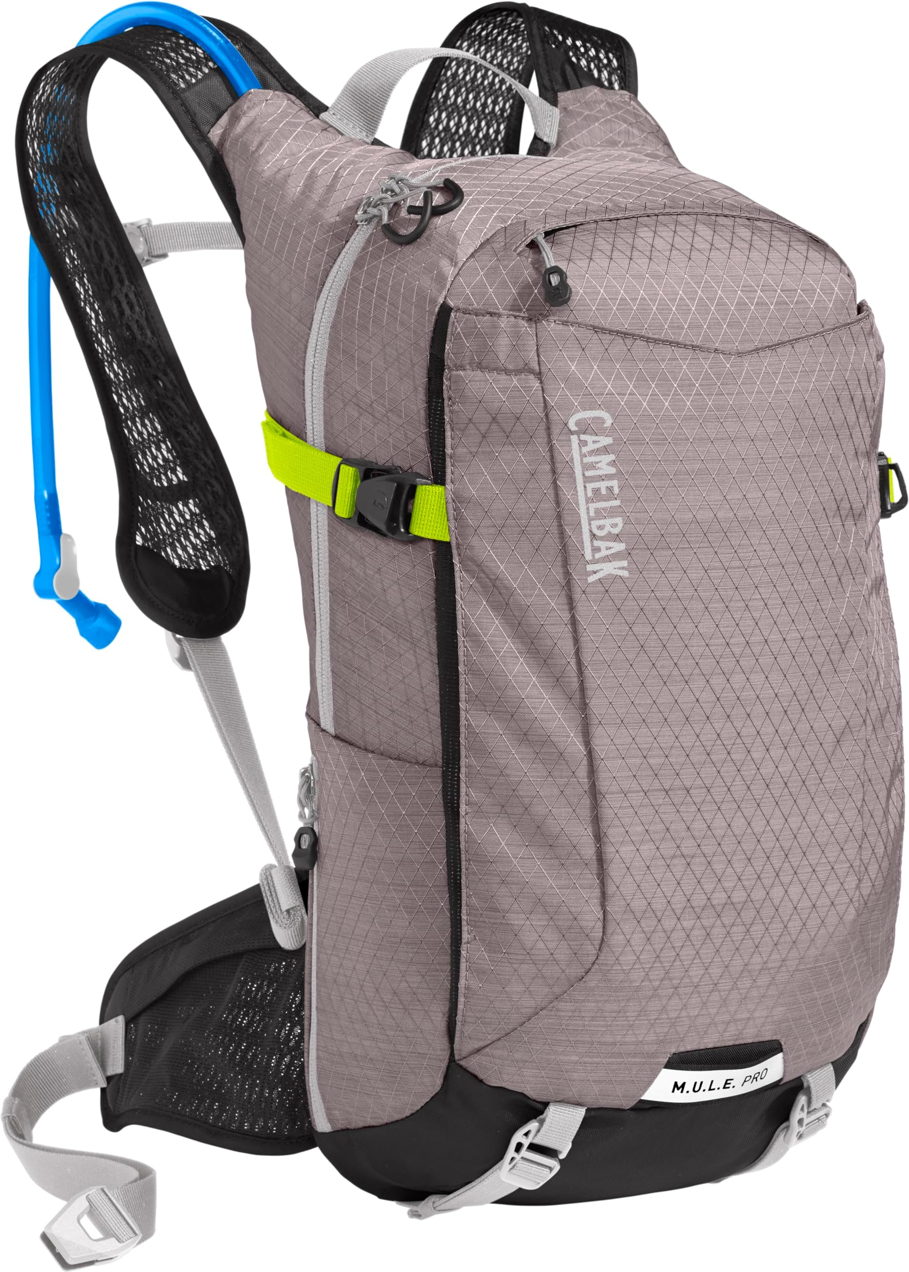 Women's M.U.L.E. Pro 14 Motorcycle Hydration Backpack 100oz - Body Mapping Technology, Purple Dub