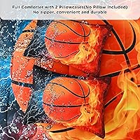 Vista 55 de Andency 3D Baseball Comforter Full (79x90 Inch), 3 Pieces(1 Baseball Comforter, 2 Pillowcases) Microfiber Sport Bedding Set for Boys Kids Teens