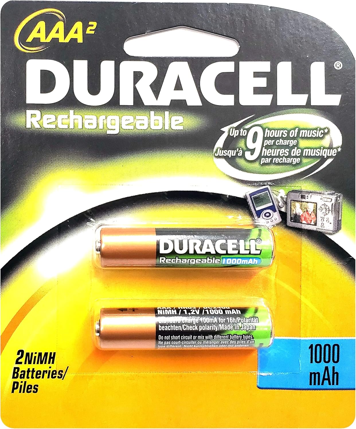 Duracell Rechargeable Batteries AAA Pack of 2 Amazon.co.uk