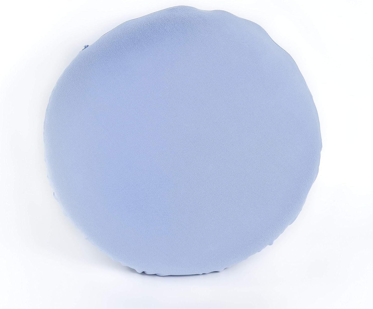 blue circle pillow