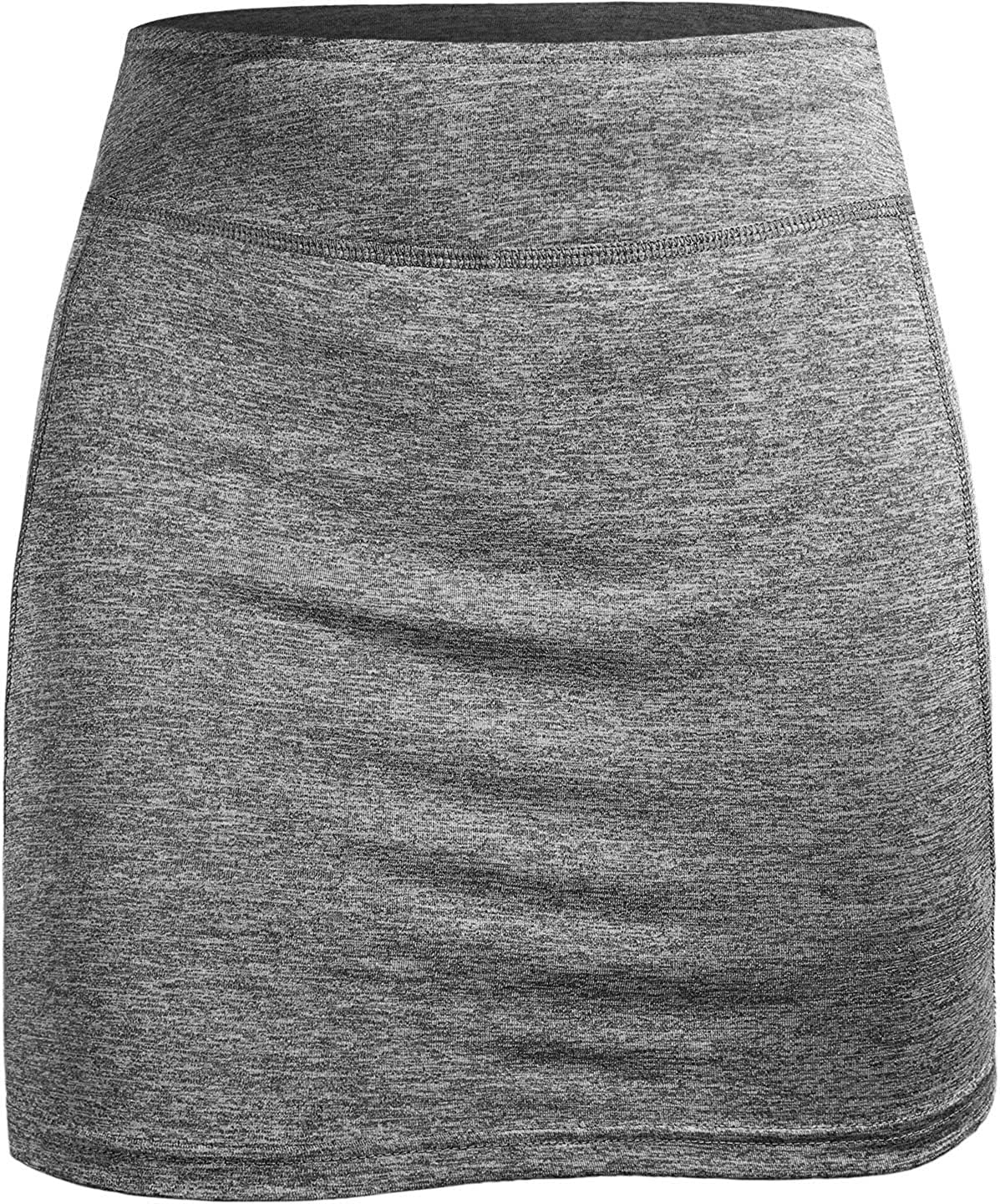 ActrovaxAthletic Skirts for Women,Teen Girls Tennis Skirt,Golf Skorts with Pockets Petite Running Fitness Sport Stretchy Built-in Short Skirt Grey