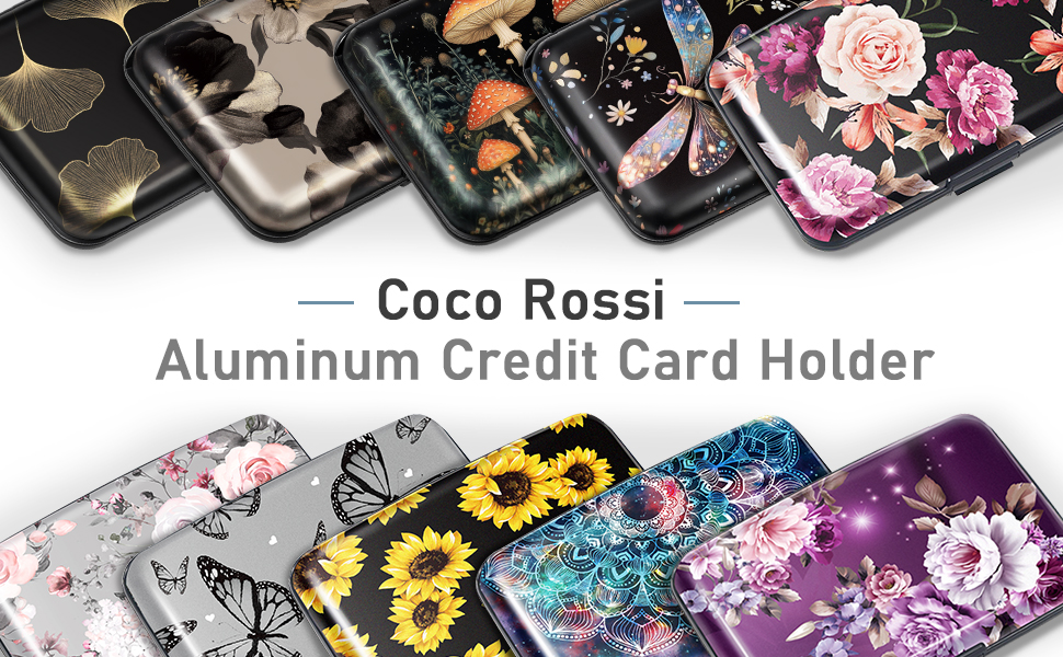 Amazon.com: Coco Rossi Hard Credit Card Holder Protected Card Case