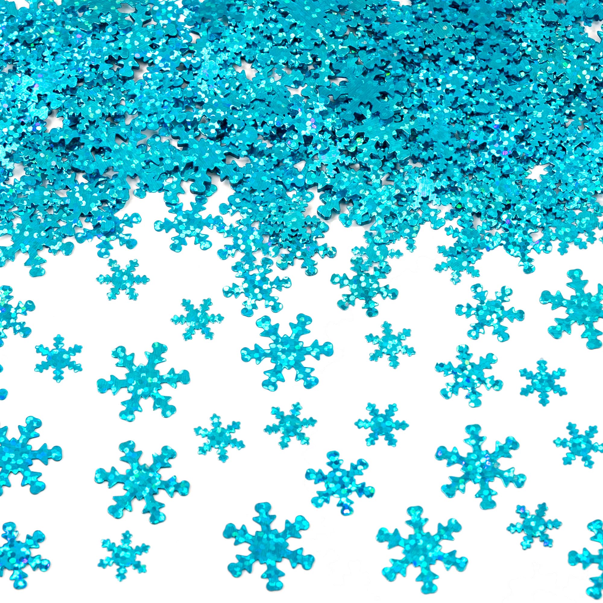 1500 Stück Silberne Schneeflocken-Konfetti – Glitzernd, Aus Papier, Für Winter- & Weihnachtspartys | DIY-Deko