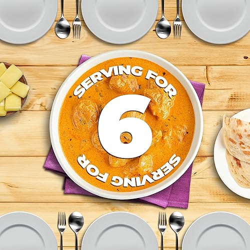 Miniatura 9 de Shan Mezcla de receta y condimento de pollo con mantequilla, 1.76 oz (50 g)  Polvo de especias para pollo jugoso en salsa rica de tomate y