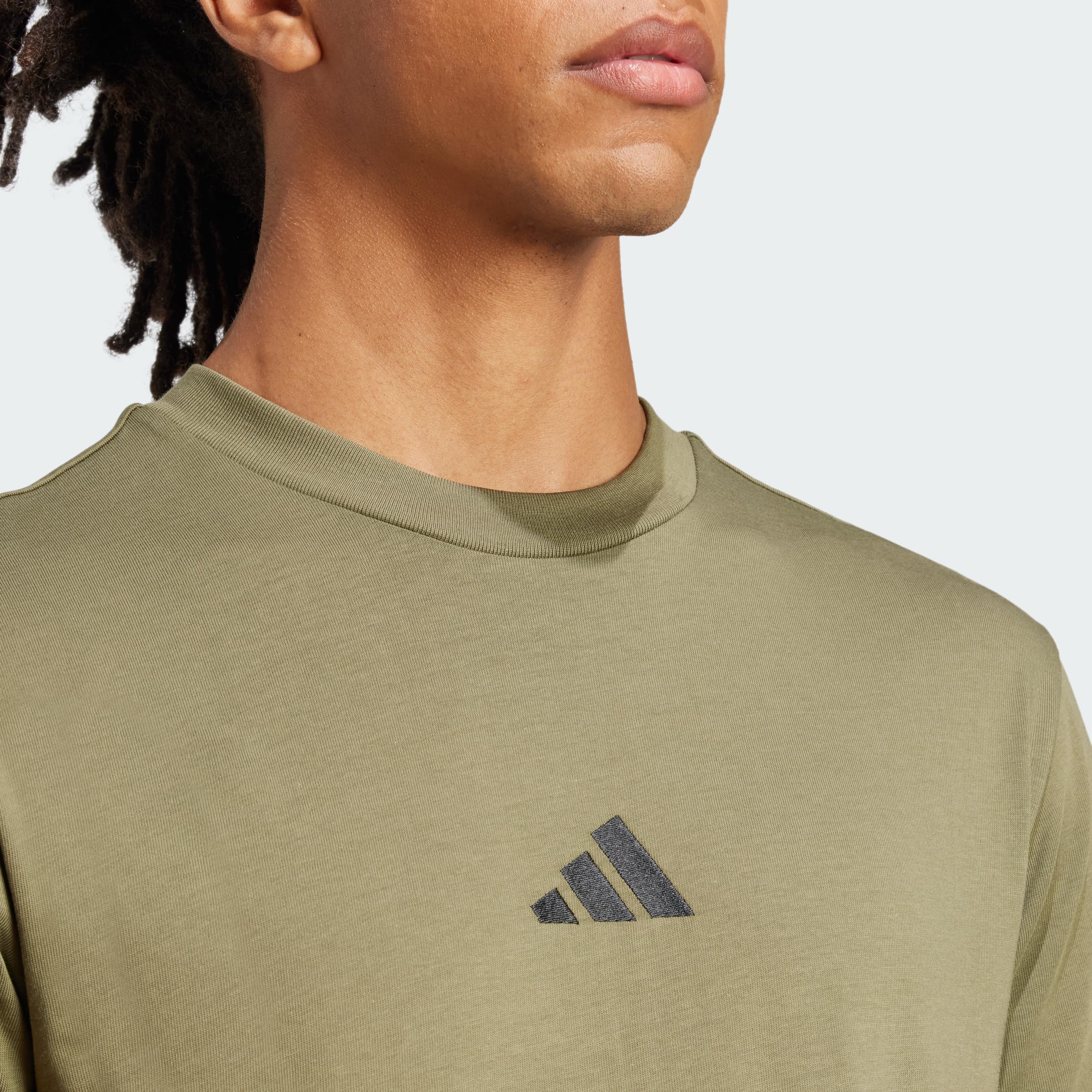 Adidas Homme Essentials Small Logo Single Jersey Tee