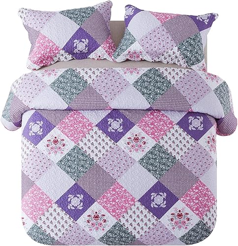 Miniatura 9 de NEWLAKE - Juego de colcha de 3 piezas