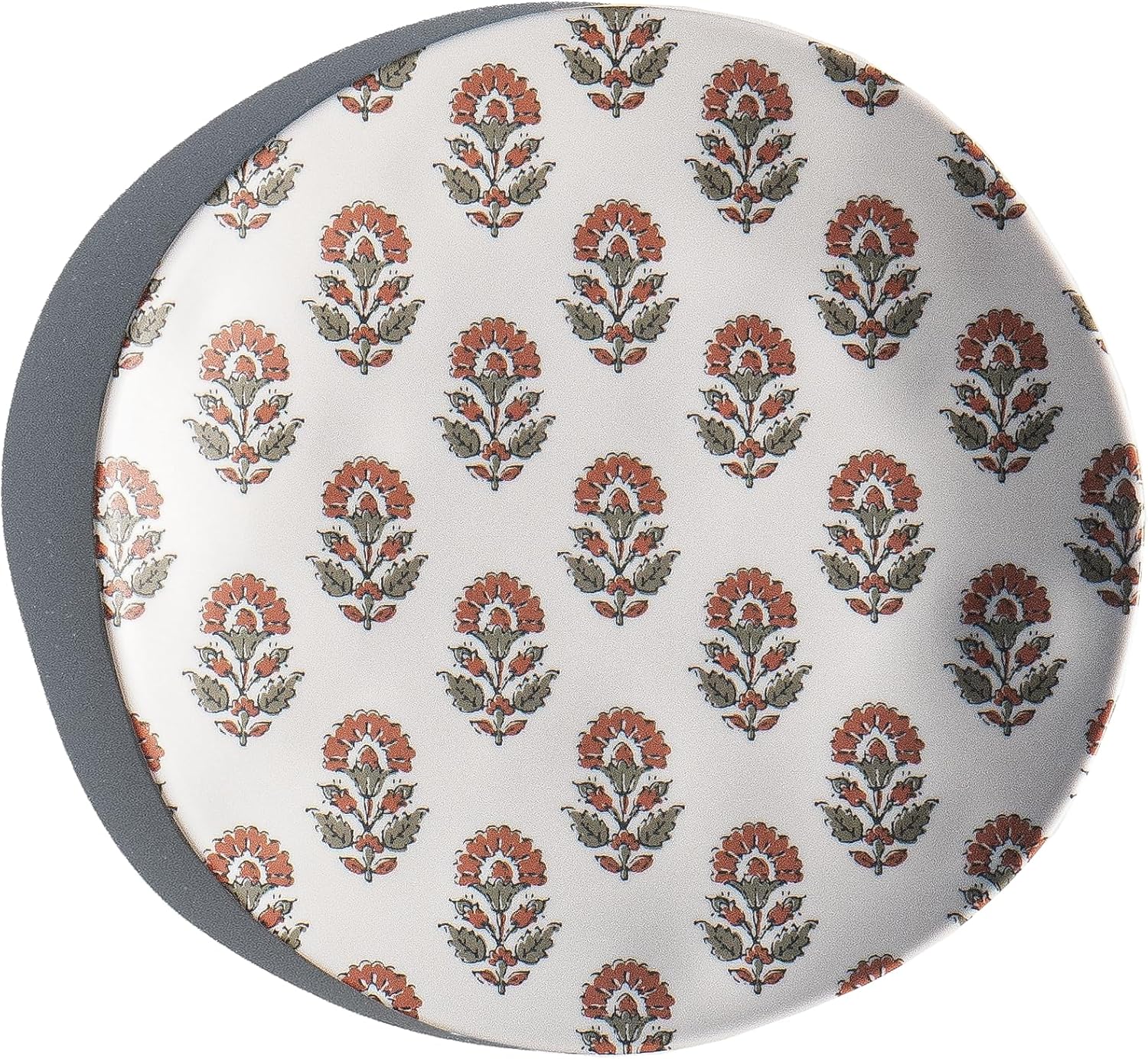 Kashmir NewWave Melamine Salad Plate - Cream - 8.5" - Set of 6
