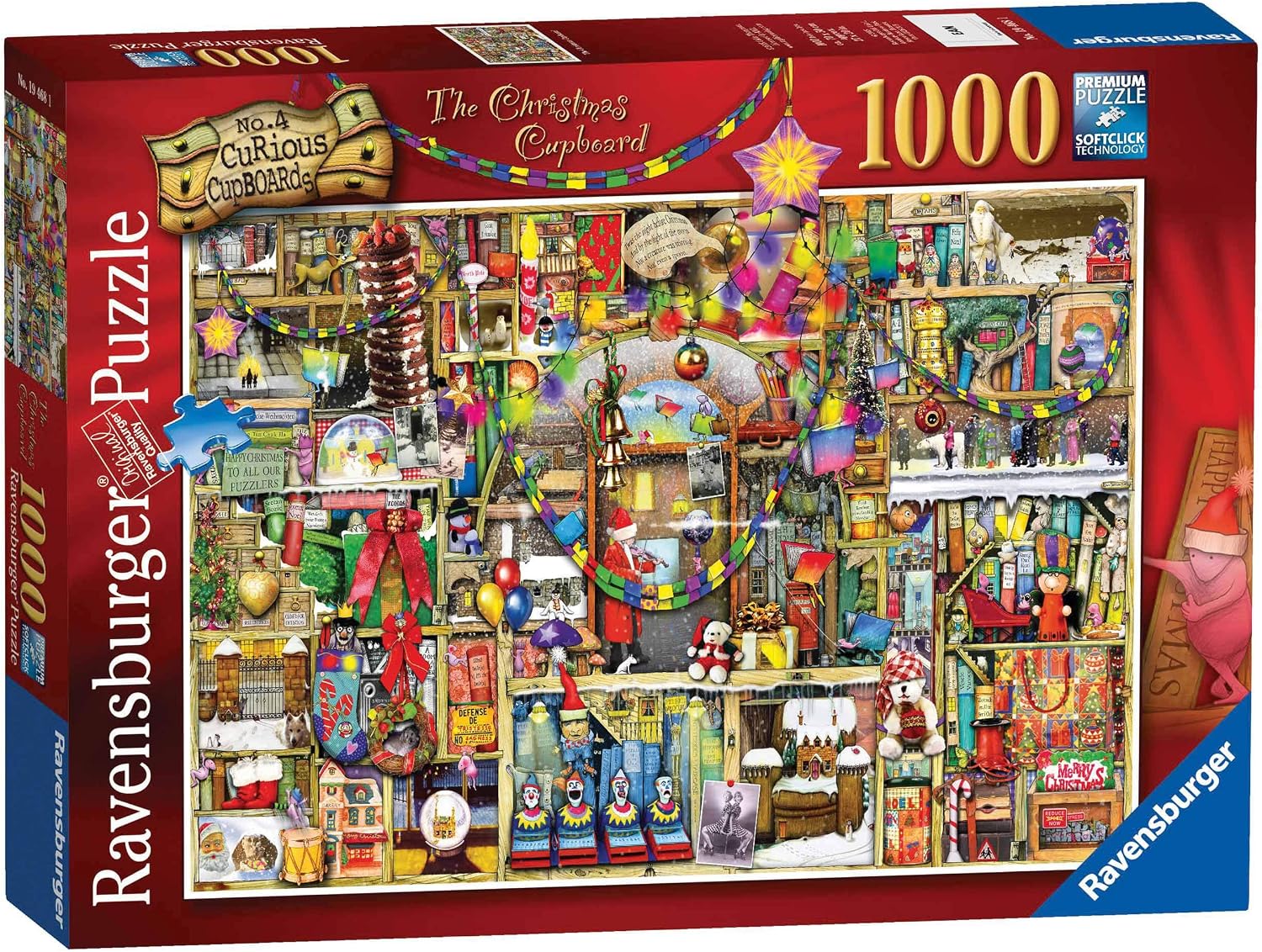 Ravensburger The Christmas Cupboard, Colin Thompson Jigsaw Puzzle (1000-Piece)