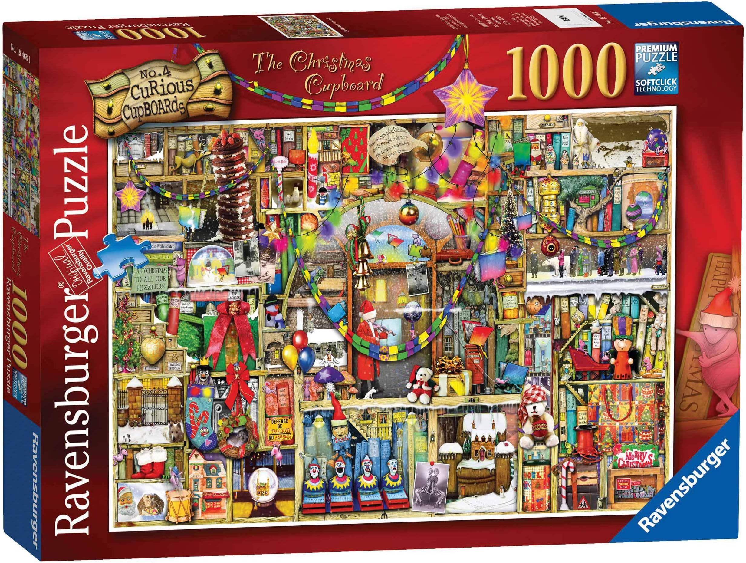 Ravensburger The Christmas Cupboard, Colin Thompson Jigsaw Puzzle (1000-Piece)