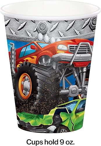 Miniatura 2 de Creative Converting Tazas Monster Truck, 24 unidades