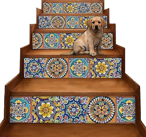 Tira siciliana para elevadores de escaleras, autoadhesiva, fácil de recortar y limpiar, reposicionable, extraíble, impermeable, murales de bricolaje