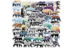 Adorable Grizzly Bear Sticker: Ultimate Embellishment for Every Purpose